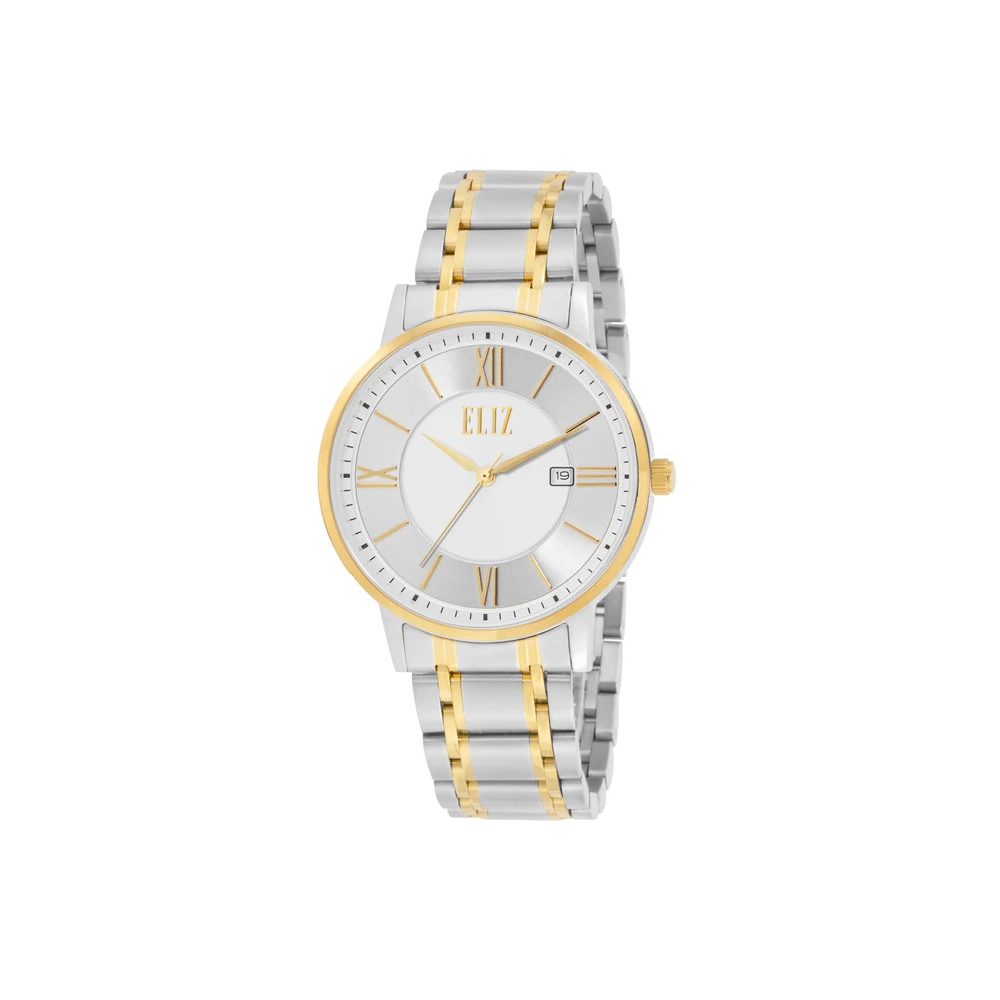 ELIZ ES8804G2TST SS Case & Band Date Men's Watch