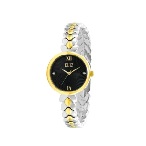 ELIZ ES8827L2TNT Metal Case and Bracelet 3-Hands Women's Watch
