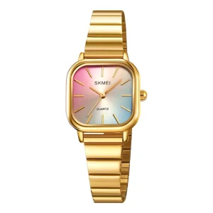 SKEMI Elegant Women's Quartz Watches Dial Fashion Waterproof Ladies Wristwatches Steel Watch 2190