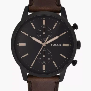 Swiss luxury watch with stainless steel band