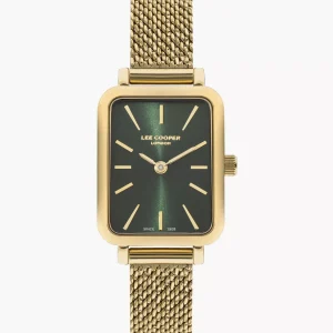 Swiss luxury watch with stainless steel band