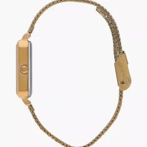 Swiss luxury watch with stainless steel band