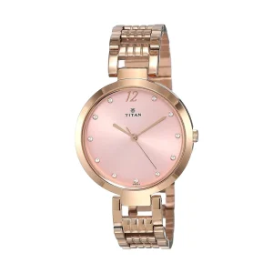 Swiss luxury watch with stainless steel band