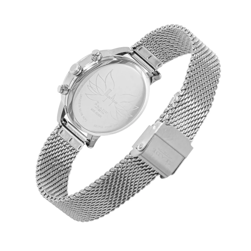 Timezone Oman – Luxury Watches, Swiss Timepieces & Smartwatches BLADE Venus Aqua 3638L2SIS SS & Mesh Multifunction Women's Watch - Image 2