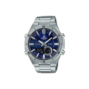 Swiss luxury watch with stainless steel band
