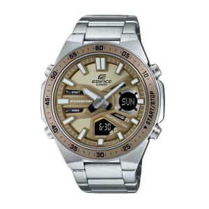 Swiss luxury watch with stainless steel band