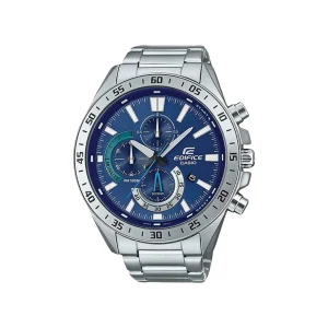 Swiss luxury watch with stainless steel band