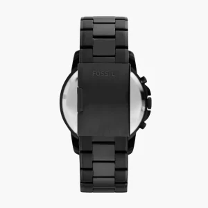 Swiss luxury watch with stainless steel band