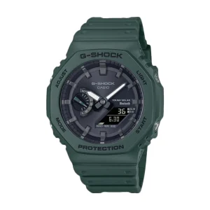 Swiss luxury watch with stainless steel band