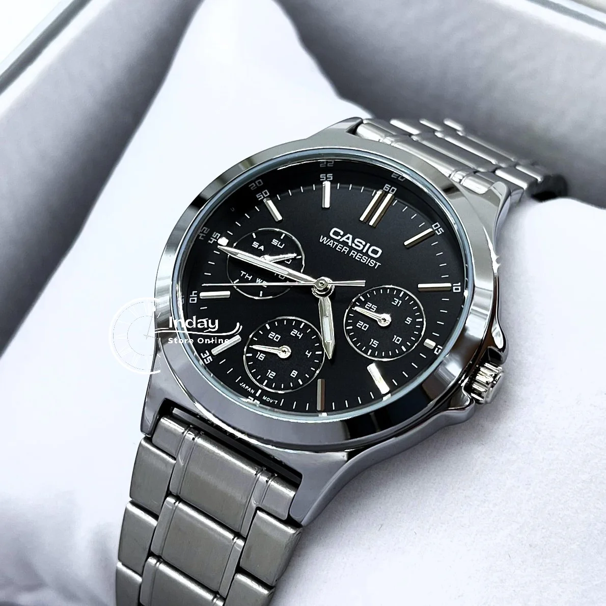 Timezone Oman – Luxury Watches, Swiss Timepieces & Smartwatches CASIO LTP-V300D-1A - Image 3