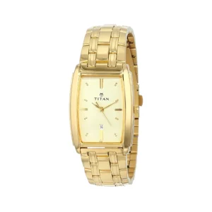 Swiss luxury watch with stainless steel band