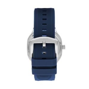 Swiss luxury watch with stainless steel band