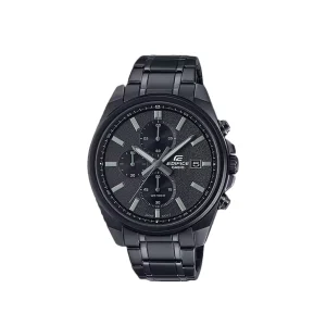 Swiss luxury watch with stainless steel band