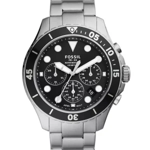 Swiss luxury watch with stainless steel band