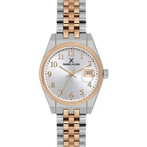 Swiss luxury watch with stainless steel band