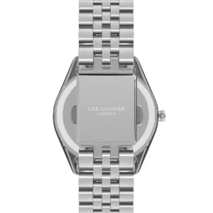 Swiss luxury watch with stainless steel band