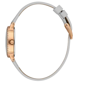 Swiss luxury watch with stainless steel band