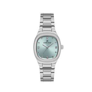 Swiss luxury watch with stainless steel band