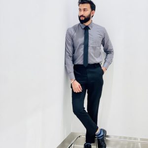 Swiss luxury watch with stainless steel band