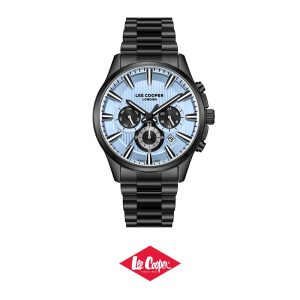 Swiss luxury watch with stainless steel band