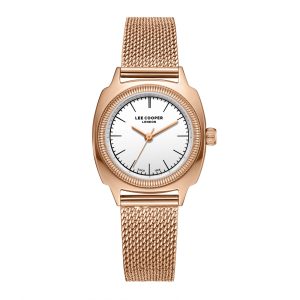 Swiss luxury watch with stainless steel band