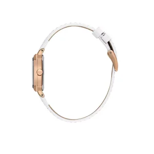 Swiss luxury watch with stainless steel band