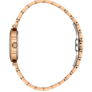 Swiss luxury watch with stainless steel band