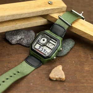 Swiss luxury watch with stainless steel band