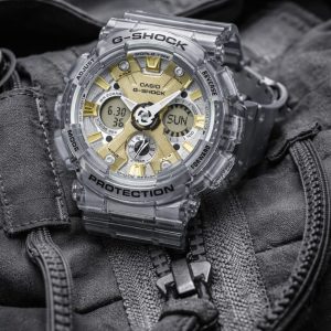 Swiss luxury watch with stainless steel band