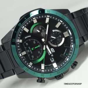 Swiss luxury watch with stainless steel band