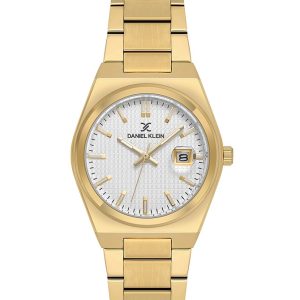 Swiss luxury watch with stainless steel band