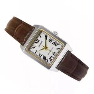 Swiss luxury watch with stainless steel band