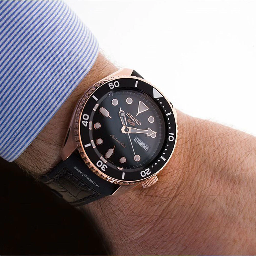 Timezone Oman – Luxury Watches, Swiss Timepieces & Smartwatches SEIKO-5 SRPD76K1 - Image 2