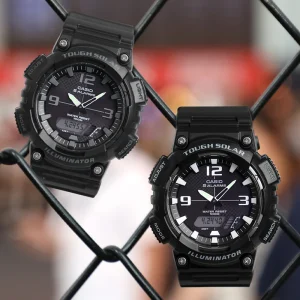 Swiss luxury watch with stainless steel band