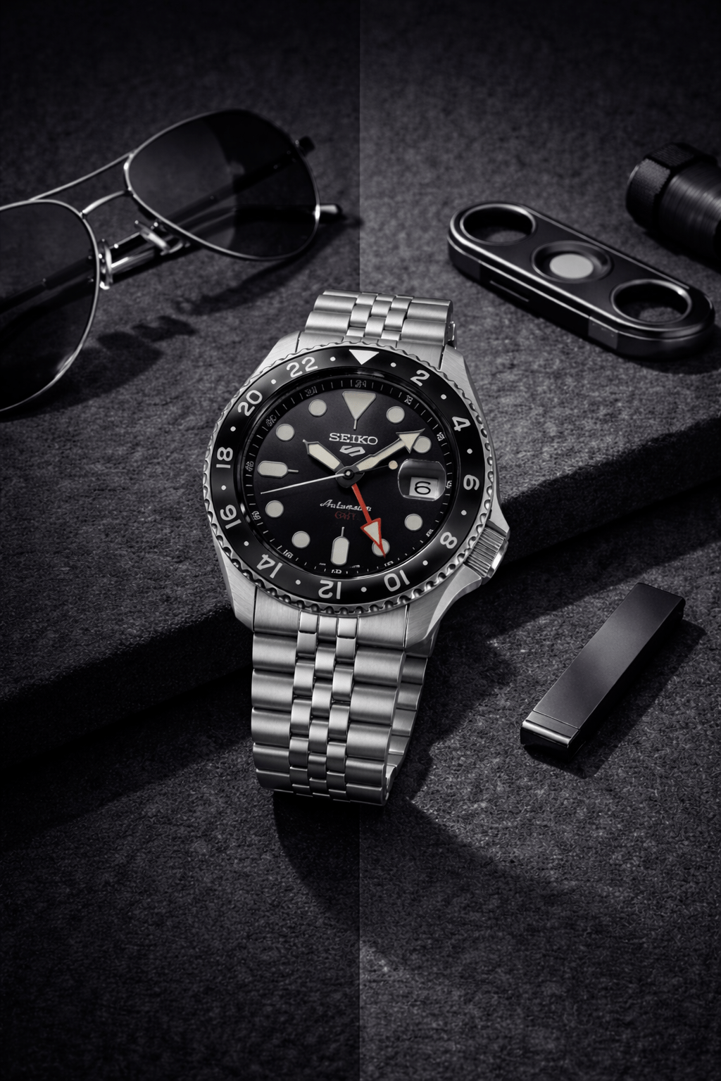 Timezone Oman – Luxury Watches, Swiss Timepieces & Smartwatches SEIKO-5 SSK001K1