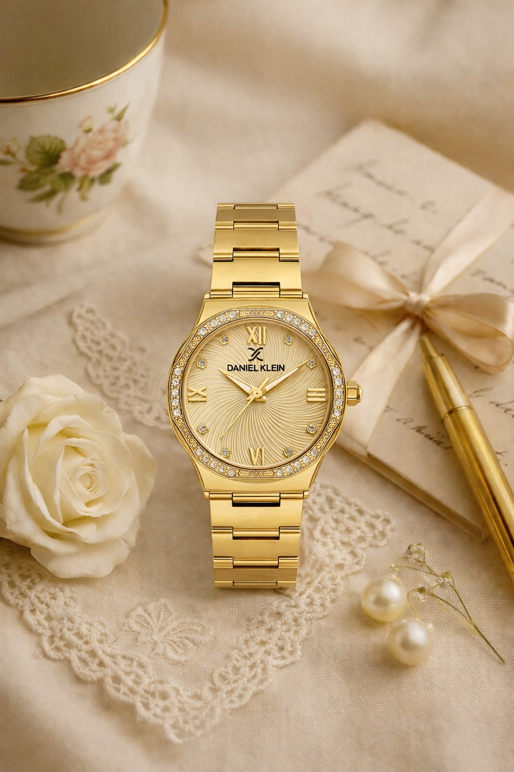 Timezone Oman – Luxury Watches, Swiss Timepieces & Smartwatches DANIEL KLEIN 1141012 GOLD WATCH