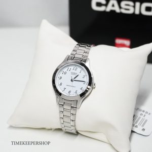Swiss luxury watch with stainless steel band