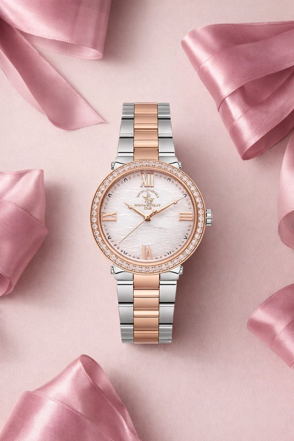 Timezone Oman – Luxury Watches, Swiss Timepieces & Smartwatches SANTA BARBARA POLO & RACQUET CLUB ROSE GOLD WATCH SB POLOCLUB 1105535