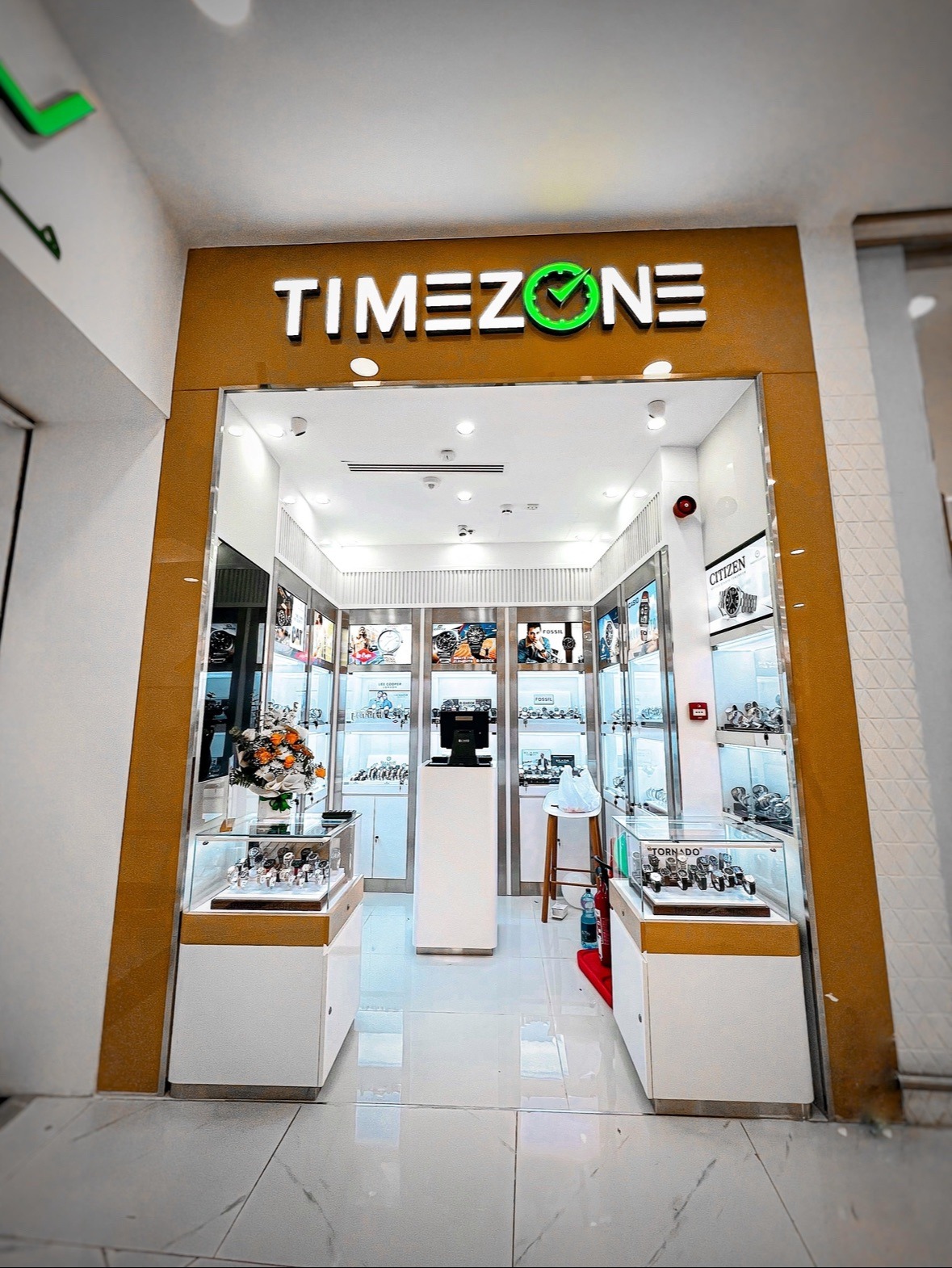 Swiss luxury watch with stainless steel band