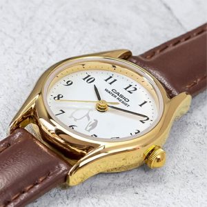 Swiss luxury watch with stainless steel band