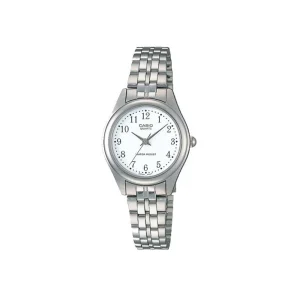 Swiss luxury watch with stainless steel band
