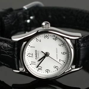 Swiss luxury watch with stainless steel band