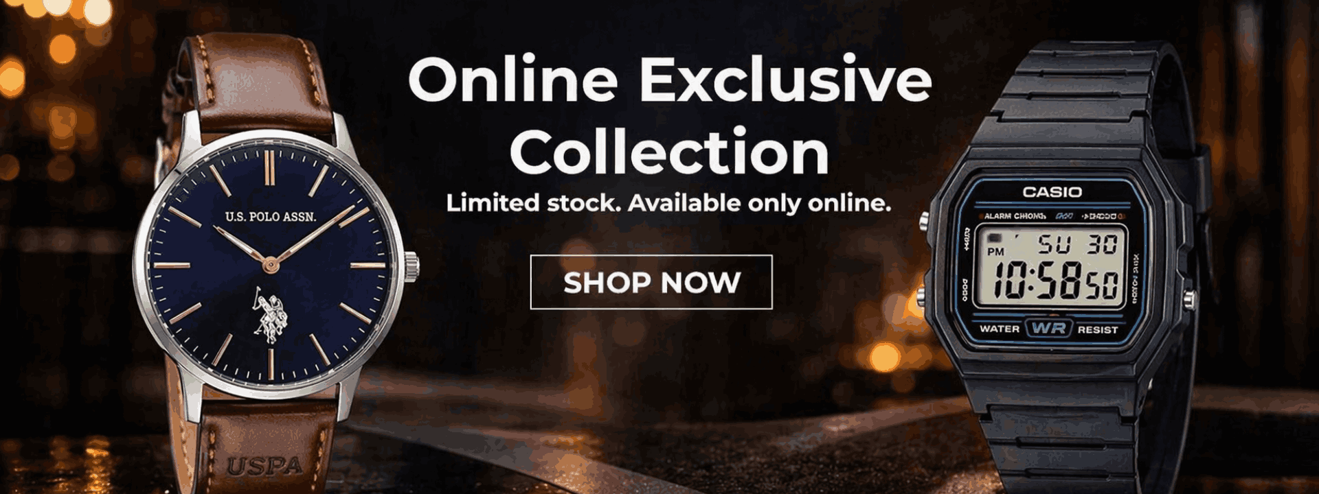 Swiss luxury watch with stainless steel band