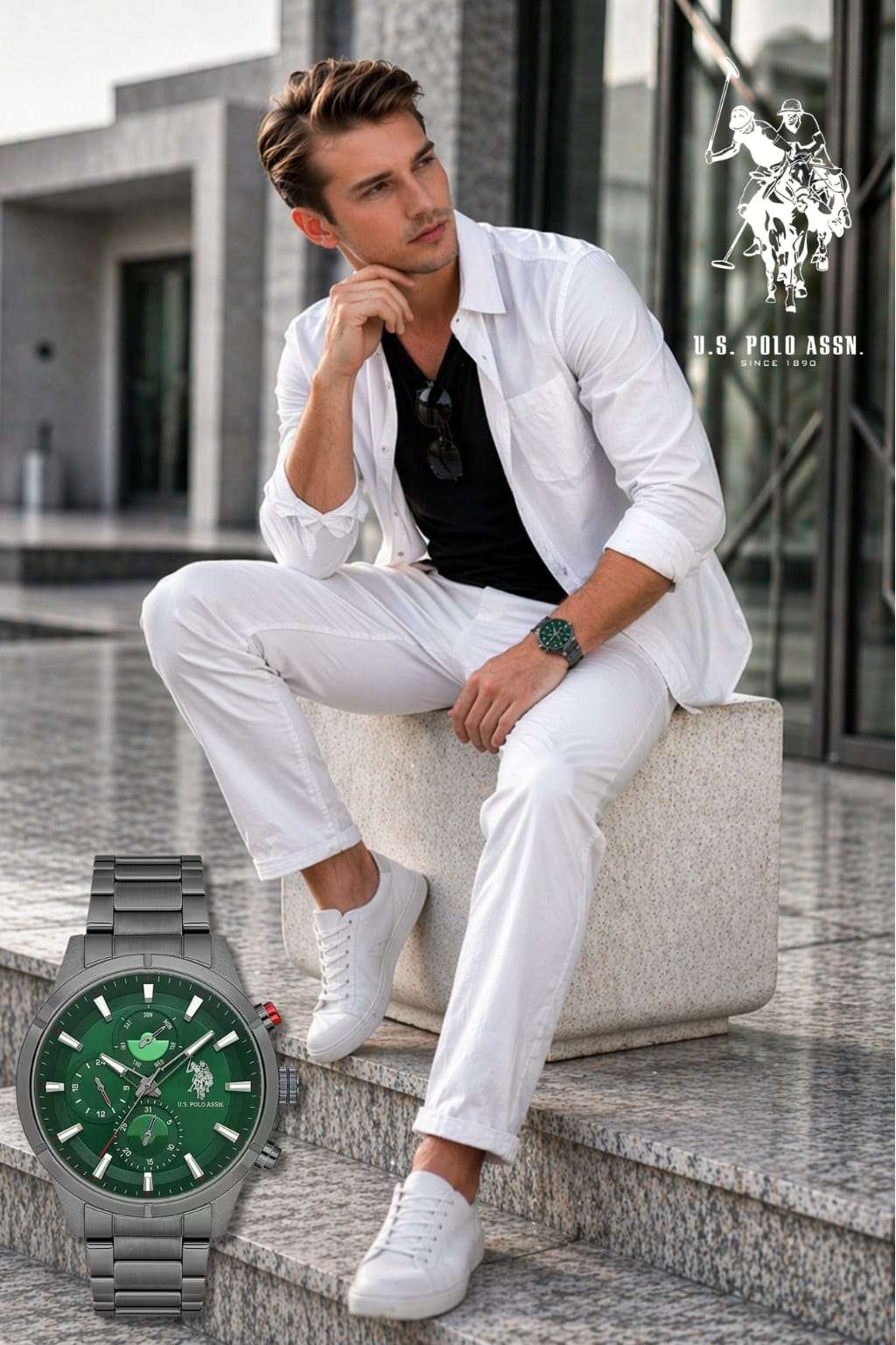Timezone Oman – Luxury Watches, Swiss Timepieces & Smartwatches US POLO A1014B-11
