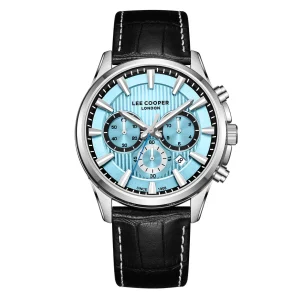 Swiss luxury watch with stainless steel band