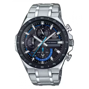 Swiss luxury watch with stainless steel band