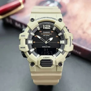 Swiss luxury watch with stainless steel band