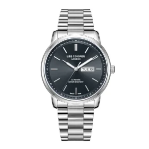 Swiss luxury watch with stainless steel band
