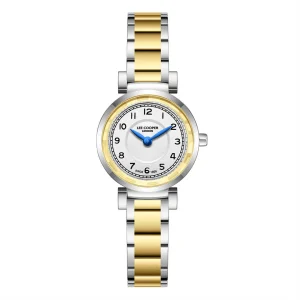 Swiss luxury watch with stainless steel band