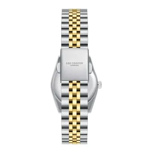 Swiss luxury watch with stainless steel band